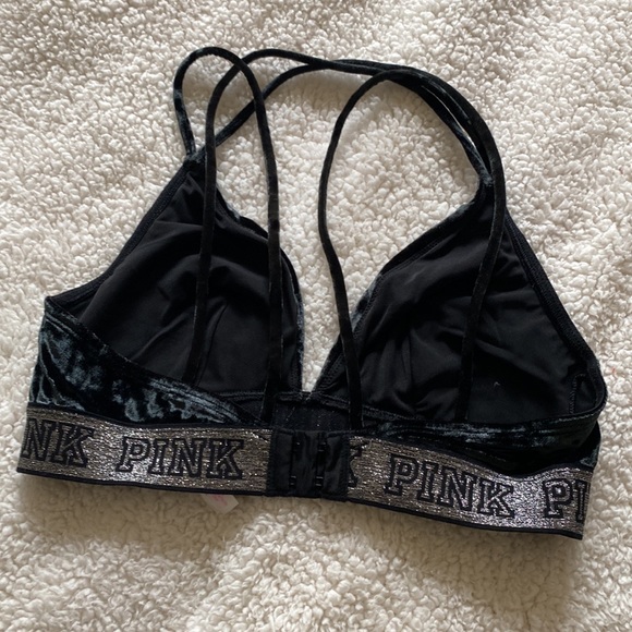 Pink Victoria Secret Velvet Bra - Picture 2 of 3